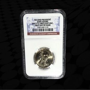 Graded Second President Coin - John Adams